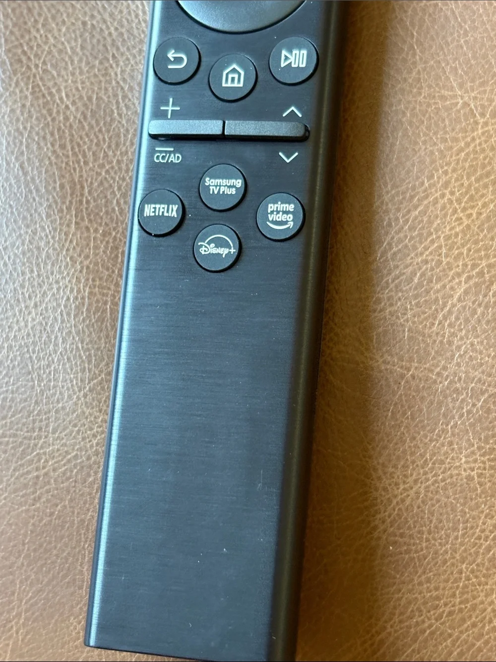 Samsung Black Slim Smart TV Remote with Dedicated App Buttons